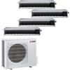 Mitsubishi Electric Condizionatore Mitsubishi Electric SEZ-M Quadri canalizzato 9000 + 9000 + 12000 + 12000 BTU | MXZ-4F80VF