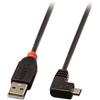 LINDY 31977 - Cavo USB 2.0 Tipo A a Tipo Micro-B ad angolo di 90º - 2m