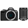 Canon EOS R50 APS-C Mirrorless + RF-S 18-150 f/3,5-6,3 (24,2 Mp,- Fino a 15fps, DIGIC X, Video 4K UHD Fino 30p, Dual Pixel CMOS Auto Focus II, Display Touch Orientabile 7,5 cm, Wi-Fi, BT, 328 gr)