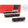 ACME 55205 H0 1:87 - set treno corbellini FS con bagagliaio UM 7000 in livrea ca