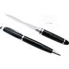 Penna a Sfera Pierre Cardin Set Regalo Acciaio Inchiostro Nero + Tagliacarte