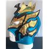 Kalisto Messicano Wrestling Maschera Blu e Oro Luchador Lucha Libre - Adulti