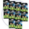 Duracell Confezione 10 blister da 4 batterie ricaricabili Ni-Mh ministilo AAA 1,2V 900mah