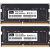 Sh. DDR4 RAM 16 GB (2 x 8 GB) Kit SODIMM 2666MHz RAM per Laptop - CL19, 1.2 V, PC4-21300, 260 pin, compatibile con Notebook, Ultrabook, Mini PC, DDR4 SO-DIMM
