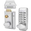 Akozon Serratura della porta, Codice meccanico Blocco Password digitale digitale armadietto elettronico impermeabile tastiera impermeabile per la sicurezza Casa