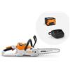 Stihl Motosega a Batteria da Potatura Elettrosega 36V 5Ah Lunghezza Barra 30 cm AK System MSA 70 C-B
