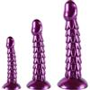 Umania Set da allenamento con dildo mostruoso realistico, dildo a forma di drago viola in 3 misure (18,5 cm, 20,5 cm, 23 cm), pene con ventosa per stimolare il punto G, adatto a principianti ed esperti