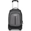 Invicta Trolley Scuola Plug Led, Grigio, 3 in 1, Zaino Doppio Scomparto Con Carrello Sganciabile, Tasca Per PC, Tasca Per Borraccia, 34 lt, Scuola Media e Superiore, Viaggio, Zaino Ragazza e Ragazzo