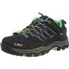 CMP Kids Rigel Low Trekking Shoes Wp, Scarpe da Trekking Bambini e Ragazzi, Grey Asphalt Ice Mint 64bn, 29 EU