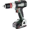 Metabo SB 614054500 - Trapano avvitatore a percussione a batteria, batteria e metaBOX 145 (18 V, 2 batterie LiPOWER da 2 Ah, diametro foro 13 mm/36 mm, peso 1,6 kg)