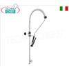 Rubinetto monoforo con doccia sospesa, SOLO acqua fredda, comando con manopola