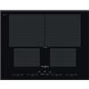 Whirlpool Piano cottura induzione 4 Fuochi incasso elettrico 65 cm SMO654OFBTIXL Nero