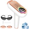 NICEWIN 3 In 1 Epilatore Luce Pulsata con Ghiaccio Funzione - 999,999 Luce Pulsata, depilatore corpo IPL con 9 Livelli di Energia, Epilatore Laser per Donna,Uomo,Viso, Ascelle, Braccia