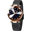 CIVO Orologio Donna Acciaio Inossidabile Stelle Bracciale Elegante Analogico Quarzo Regalo