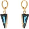 Sodini Orecchini Con Cristallo Geometrico Hermitage - Blu