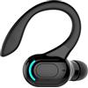 Wmool Mini Orecchio Singolo M-F8 Orecchio Business Senza Fili Bluetooth Auricolare 5.2 Sport Lungo Impermeabile Rumore Stereo Gamma Chiamata Orecchio HD Hook