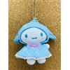 Sanrio Cinnamoroll Mascotte Catena Peluche Happy Rainy Days Impermeabile Pelu...