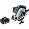 Makita DSS 611 T1 - Sega circolare a batteria, 18 V, 165 mm, 1 batteria da 5,0 Ah, senza caricatore
