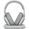 Fractal Design Scape Light - Wireless PC Gaming Headset - Detachable Flip-To-Mute Microphone with Noise Cancellation - Battery Life Up To 40 Hours - Configurable Ambient Lighting - Gray