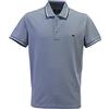 Siry Work Polo Uomo Mezza Manica 100% Cotone Piquet con spachetti Laterali Marchio Il Granchio (XXL, Oceano)