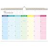 Saiwiimody Calendario 2026 da Muro (18 Mesi) Colorato Luglio 2025 Dicembre 2026 Calendario Famiglia Italiano Planner Mensile Con le Vacanze Calendario da Tavolo Organizzatore di Famiglia Ufficio, 31 x 21 cm