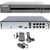Hikvision NVR Hikvision PoE 8 canali fino a 4 MPX IP POE CLOUD P2P Videosorveglianza