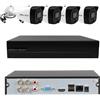 RVT SECURITY KIT Dahua Xvr 4 Canali con 4 Telecamere Bullet 2 MPX Full HD Videosorvelglianza