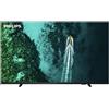 Philips Smart TV 55 Pollici 4K Ultra HD LED Google TV Nero Philips 55PUS7409/12