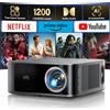 Does not apply Proiettore 4K【Netflix Ufficiale/1200 ANSI/36W Dolby Audio】Wifi 6 E Bluetooth Bid