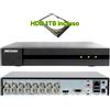 Hikvision DVR 16 Canali 5 in 1 AHD CVI TVI IP Hikvision Videosorveglianza 4MP HDD 1 TERA