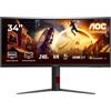 Aoc Monitor PC Gaming 34" Wide Quad HD 3440 x 1440 Pixel LED CU34G4Z G4