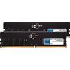 Global Memory 32GB (2 X 16GB) DDR5 5200MHz PC5-41600 288-PIN Memoria Dimm Kit Per Desktop / Pz