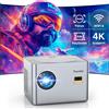 Does not apply Proiettore 4K LED, 【Autofocus/Correzione Trapezoidale/Zoom】 25000 L Wifi Bluetoo