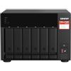 QNAP TS-673A NAS Tower Collegamento ethernet LAN Antracite V1500B