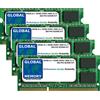 Global Memory 64GB (4x16GB) DDR3 1600MHz PC3-12800 204-PIN Sodimm Kit Memoria RAM Per Laptop