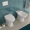 FRANKE Sanitari tradizionali in ceramica wc bidet e sedile copriwc bianco - Perls