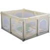 Aziamor Baby Recinto con Tappeto Box Neonato 150X180X68 cm Colore Beige
