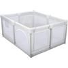 Aziamor Baby Recinto con Tappeto Box Neonato 120X160X68 cm Colore Grigio