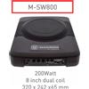 Macrom M-SW800 Subwoofer compatto 8" dual coil - 200W Nuovo imballato