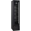 Klimaitalia Freezer verticale ventilato Modello THIN FREEZER BLACK Con porta a vetro