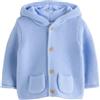 NEXT Cardigan a Maglia con Cappuccio per Neonati Blu 0 Mesi