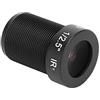 Sonew Obiettivo della fotocamera 5 MP Obiettivo di sorveglianza grandangolare HD Focale fissa 6 mm, formato immagine 1/2,5, attacchi M12