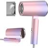 SGZIOO Asciugacapelli Da Viaggio 2400w, Asciugacapelli Professionale Phon Per Capelli Ioni Da Viaggio Manico Pieghevole Asciugacapelli Ad Asciugatura Rapida,Con Tasto Caldo/Freddo,3 Temperature (Rosa + Blu)