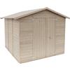Alce Stefy 238x305 - Casetta da giardino in legno - 238x305x220 cm