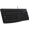 Logitech K120 Tastiera Cablata Business per Windows/Linux, USB, Tasti ‎Silenziosi, Anti Schizzi, Barra Spaziatrice Curva, ‎PC/Laptop, Layout Italiano ‎QWERTY