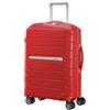 Samsonite Flux - Spinner S, Bagaglio a mano espandibile, 55 cm, 37/44 L, Rosso (Red)