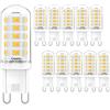 Cxyemt G9 Lampadine LED 3W, Equivalenti a 28W 33W 40W Lampadine Alogene, Bianco Naturale 4000K, AC 220-240V, Non Dimmerabile, Senza Sfarfallio, Lampada LED G9 a Risparmio Energetico, Confezione da 10