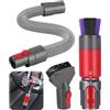 Toaren 3 Spazzola Antipolvere Antigraffio per Dyson Outsize V15,V10,V11,V8,V7 Aspirapolvere Accessori universali Accessorio Ricambio Senza Tracce per testine aspirazione con Tubo per Aspiratori Dyson