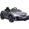 HOMCOM Auto Elettrica per Bambini 3-5 Anni con Telecomando, Sospensioni e Clacson, 103x58x41 cm, Grigio e Nero | Aosom Italy