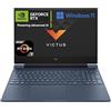 HP Victus 16-s1003sl Notebook, AMD Ryzen 7-8845HS, RAM 32GB, 1TB SSD, Display 16,1 FHD Antiriflesso IPS 300 Nits 165Hz, NVIDIA RTX 4060 8GB, Webcam HyperX TNR, AMD FreeSync Premium, Windows 11, Blu
